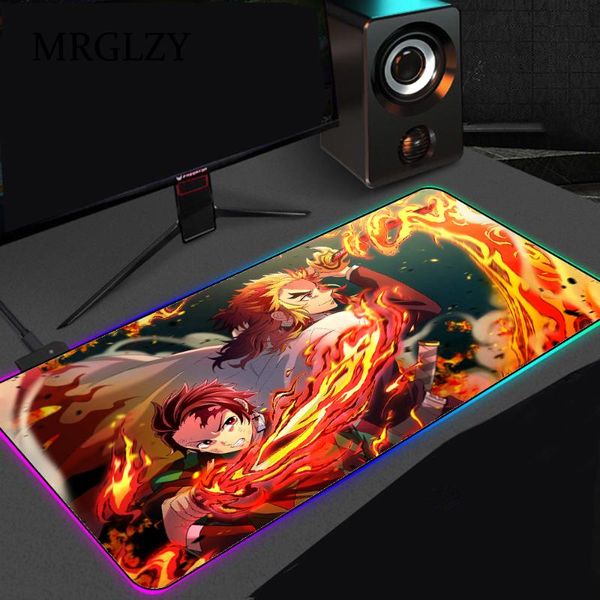 mouse pads & wrist rests rgb led anime demon slayer gaming large pad computer mousepad xxl keyboard kamado tanjirou 40x80cm desk mat
mouse pads & wrist rests rgb led anime demon slayer gaming large pad computer mousepad xxl keyboard kamado tanjirou 40x80cm desk mat