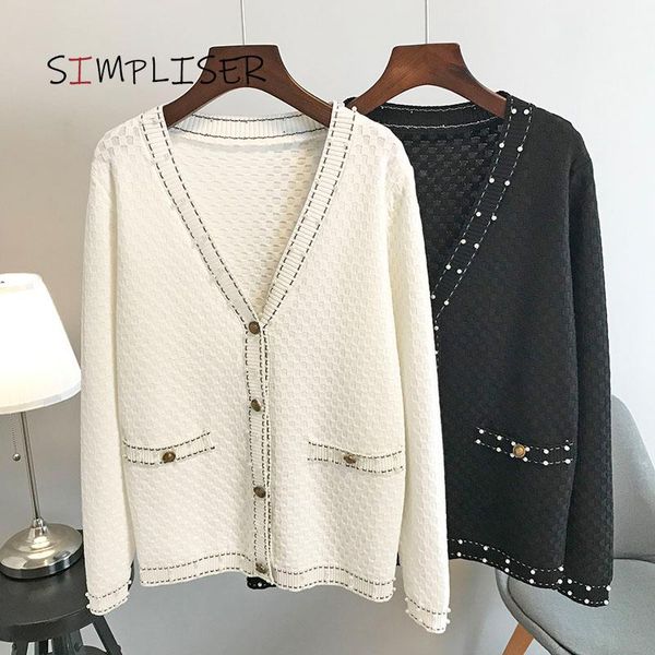 women's knits & tees chic women cardigans 2021 autumn female single breasted long sleeve knitted outwear femme coats knitwear white bla
women's knits & tees chic women cardigans 2021 autumn female single breasted long sleeve knitted outwear femme coats knitwear white bla
