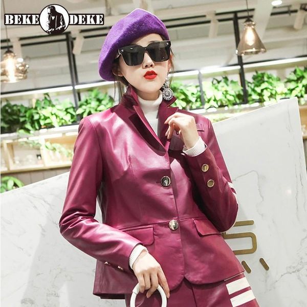 genuine leather jacket women lapel single-breasted fashion casual female sheepskin coats streetwear autumn winter, Black
genuine leather jacket women lapel single-breasted fashion casual female sheepskin coats streetwear autumn winter, Black