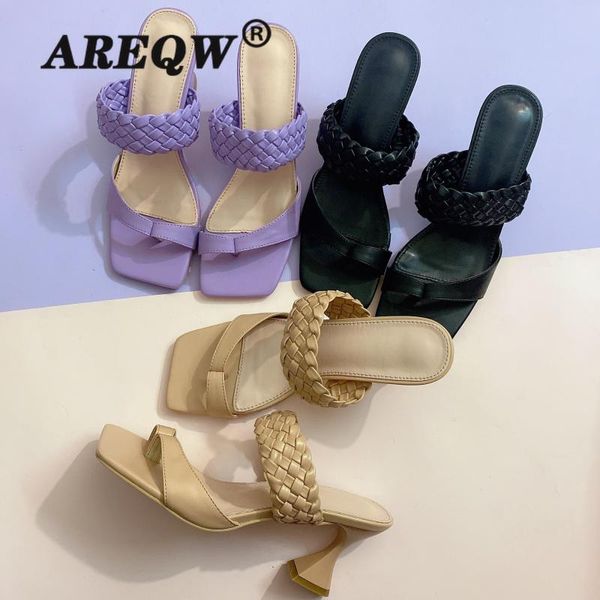 2021 luxury design slides women high heels mules fetish summer sandals lady heels slippers weave platform stripper shoes, Black
2021 luxury design slides women high heels mules fetish summer sandals lady heels slippers weave platform stripper shoes, Black