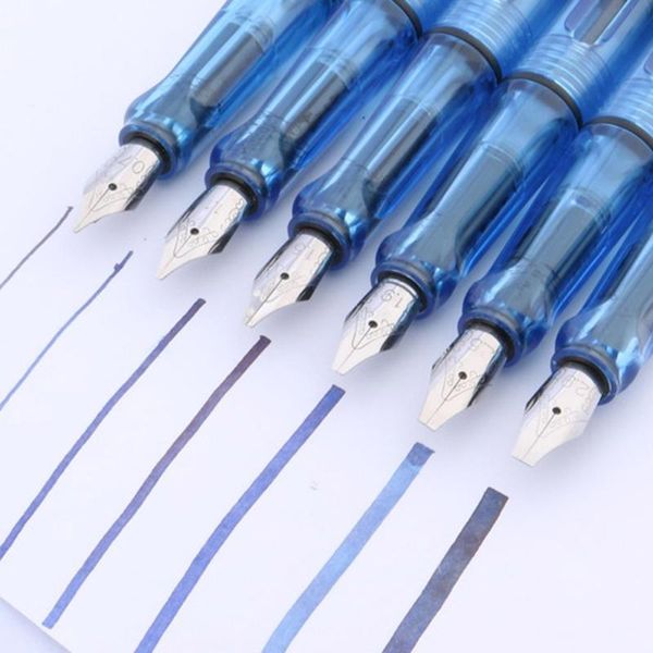 2021 posture correction 335 plastic fountain pen transparent blue calligraphy signature school student office gifts stationery
2021 posture correction 335 plastic fountain pen transparent blue calligraphy signature school student office gifts stationery