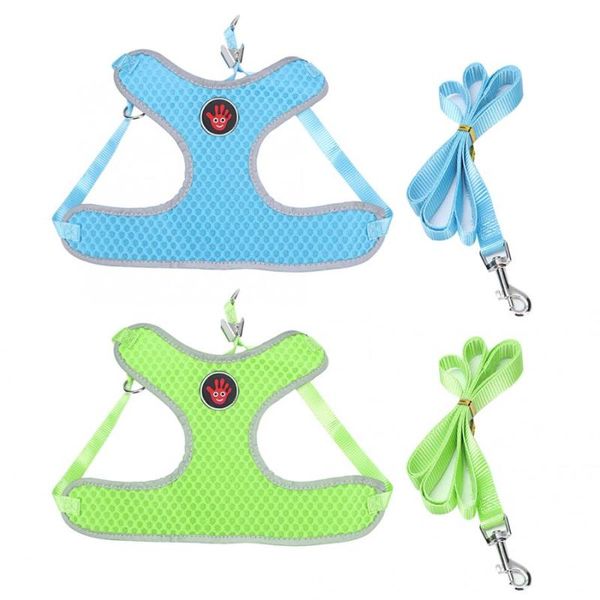 dog collars & leashes polyester harness leads set breathable mesh vest-style pet chest strap pulling traction leash rope for dogs cats
dog collars & leashes polyester harness leads set breathable mesh vest-style pet chest strap pulling traction leash rope for dogs cats