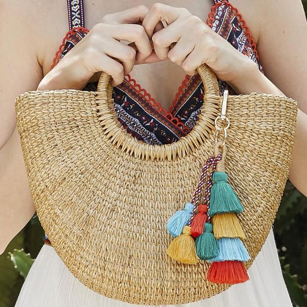 keychains fashion bohemian style handmade multi-layer green tassel keychain women bag or car pendant key ring jewelry gift, Silver
keychains fashion bohemian style handmade multi-layer green tassel keychain women bag or car pendant key ring jewelry gift, Silver