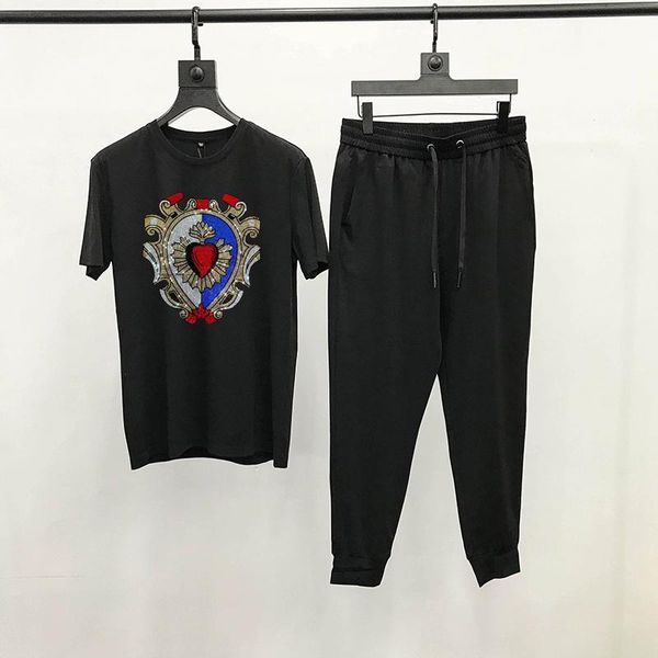 men's tracksuits diamond set jogging tracksuit casual and comfortable suit t-shirt + slim trousers couples 2 piece, Gray
men's tracksuits diamond set jogging tracksuit casual and comfortable suit t-shirt + slim trousers couples 2 piece, Gray