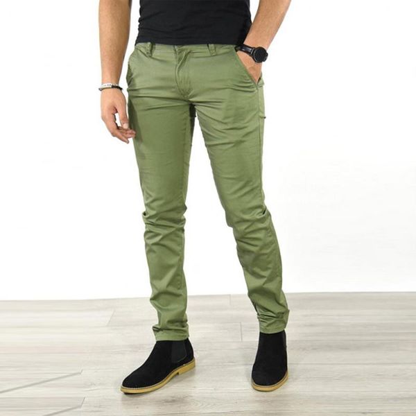 men's pants 2021 spring autumn pencil daily fashion mid waist skinny casual trouser solid color business slim long for men, Black
men's pants 2021 spring autumn pencil daily fashion mid waist skinny casual trouser solid color business slim long for men, Black