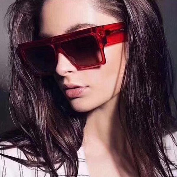 sunglasses 2021 luxury square women retro brand designer big frame red transparent sun glasses for female uv400 gafas de sol, White;black
sunglasses 2021 luxury square women retro brand designer big frame red transparent sun glasses for female uv400 gafas de sol, White;black