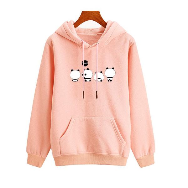 women's hoodies & sweatshirts cartoon panda letter print women hooded oversize pullovers harajuku warm kawaii female loose streetwear, Black
women's hoodies & sweatshirts cartoon panda letter print women hooded oversize pullovers harajuku warm kawaii female loose streetwear, Black