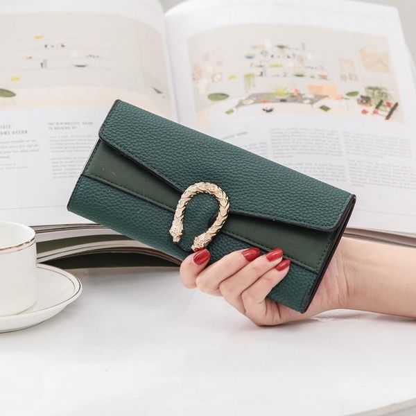 wallets ladies wallet women's long tide multi-card trifold buckle clutch, Red;black
wallets ladies wallet women's long tide multi-card trifold buckle clutch, Red;black
