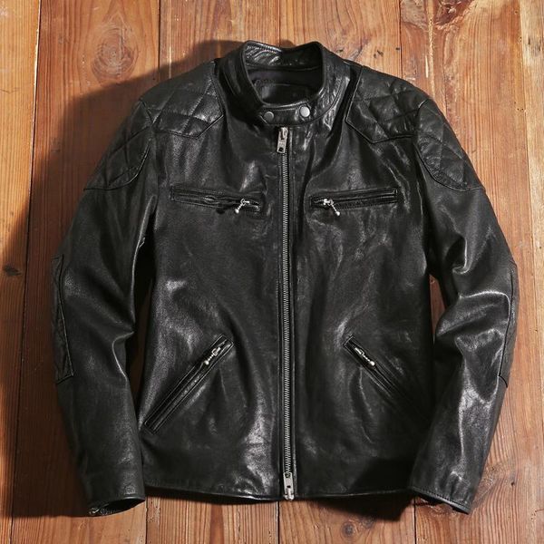 men's leather & faux 2021 black motorcycle biker jacket genuine spring and autumn coat slim quality sheepskin soft clothes
men's leather & faux 2021 black motorcycle biker jacket genuine spring and autumn coat slim quality sheepskin soft clothes