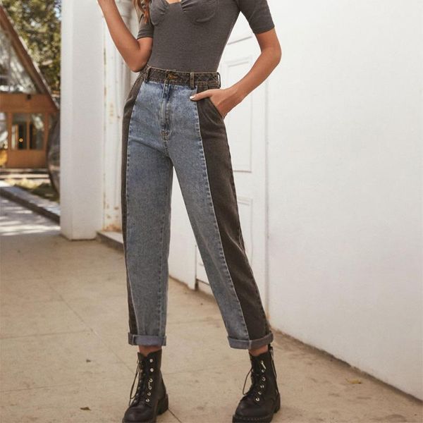 women's jeans streetwear patchwork y2k for women straight harajuku high waist pants denim 90s long trousers female, Blue
women's jeans streetwear patchwork y2k for women straight harajuku high waist pants denim 90s long trousers female, Blue