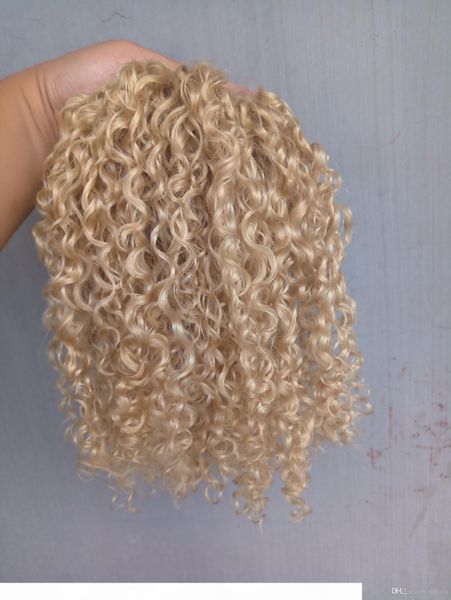 new style strong chinese virgin remy curly hair weft human hair extensions blonde 6130# color one bundle, Black
new style strong chinese virgin remy curly hair weft human hair extensions blonde 6130# color one bundle, Black