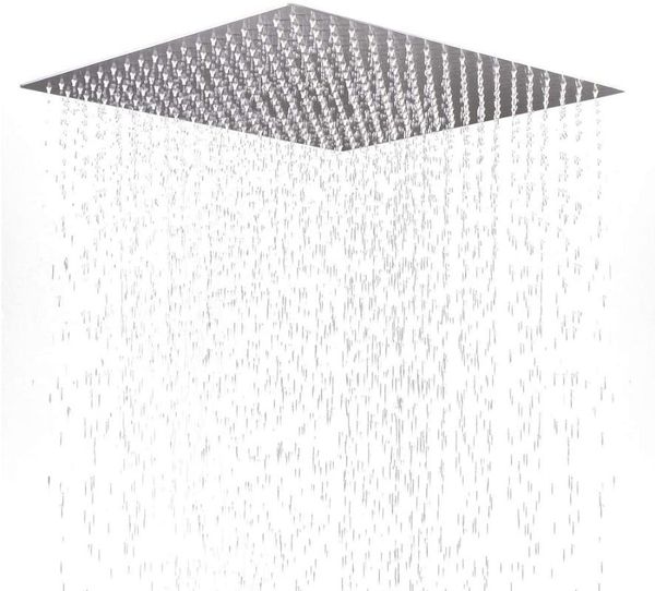 16 inch rainfall shower head chrome large rain solid square ultra thin 304 stainless steel chrome finish
16 inch rainfall shower head chrome large rain solid square ultra thin 304 stainless steel chrome finish