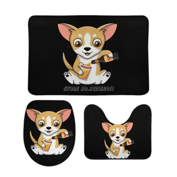 bath mats michehuahua 3pcs bathroom set non-slip rug print carpet doormats toilet seat cover michelada micheladas beer
bath mats michehuahua 3pcs bathroom set non-slip rug print carpet doormats toilet seat cover michelada micheladas beer