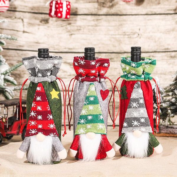 christmas decorations articles, bunches of knitted forest wine sets, champagne table atmosphere arrangement props.
christmas decorations articles, bunches of knitted forest wine sets, champagne table atmosphere arrangement props.