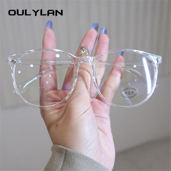 fashion sunglasses frames oulylan anti blue light glasses frame men transparent round eyeglasses women optical spectacles blocking computer, Black
fashion sunglasses frames oulylan anti blue light glasses frame men transparent round eyeglasses women optical spectacles blocking computer, Black