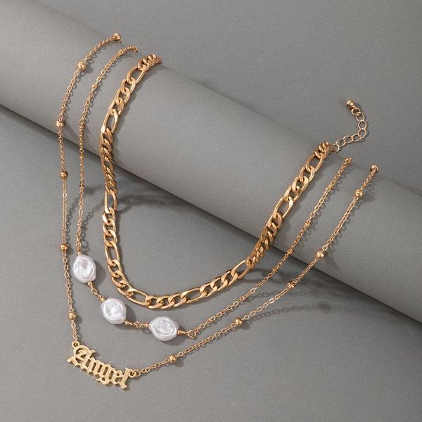 pendant necklaces tocona multi-layer letter necklace for women bohemian irregular pearl choker charming jewelry party 17968, Silver
pendant necklaces tocona multi-layer letter necklace for women bohemian irregular pearl choker charming jewelry party 17968, Silver