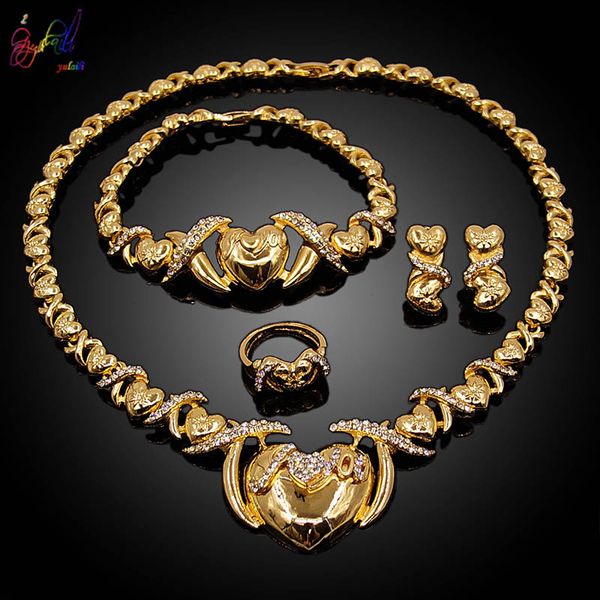 yulaili quality copper jewelry sets necklace fashion bracelet wedding usa heart for jewellery earrings high women alloy xoxo mxsgi, Silver
yulaili quality copper jewelry sets necklace fashion bracelet wedding usa heart for jewellery earrings high women alloy xoxo mxsgi, Silver