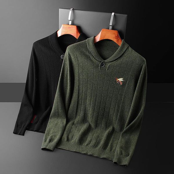 men's sweaters cashmere luxury bee embroidery autumn and winter male fashion slim fit v collar man 3xl, White;black
men's sweaters cashmere luxury bee embroidery autumn and winter male fashion slim fit v collar man 3xl, White;black