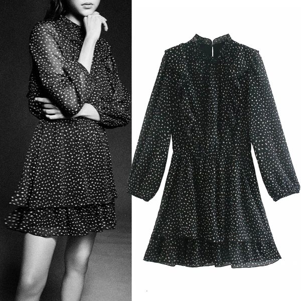 new black 2021 print long sleeve woman autumn high neck chiffon ruffle mini dress women elastic waist vintage elegant dresses 9mfi 9ke2, Black;gray
new black 2021 print long sleeve woman autumn high neck chiffon ruffle mini dress women elastic waist vintage elegant dresses 9mfi 9ke2, Black;gray