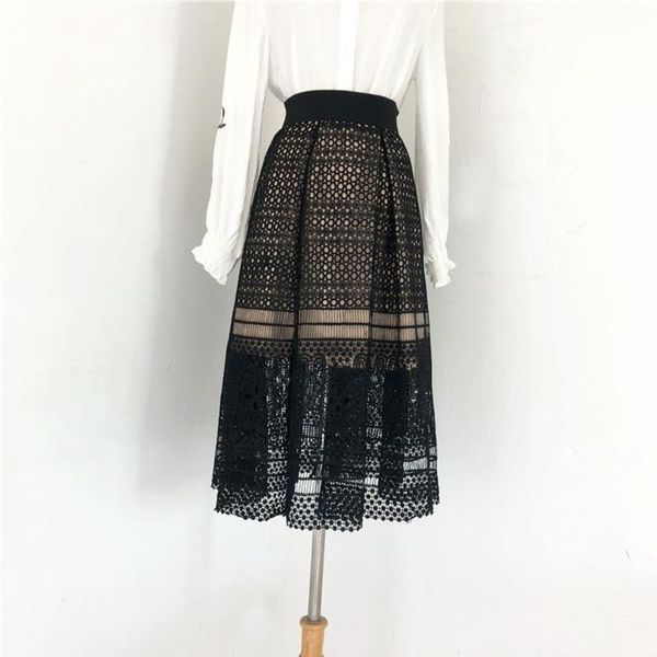 skirts 2021 spring winter high waist hollow lace loose casual pleated temperament mid-calf skirt fashion tide women ob563, Black
skirts 2021 spring winter high waist hollow lace loose casual pleated temperament mid-calf skirt fashion tide women ob563, Black