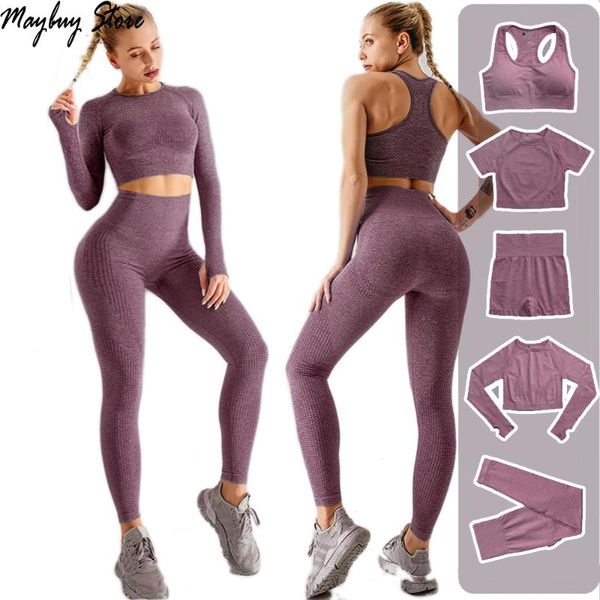 yoga outfit 5pcs/set women fitness gym clothing workout sportswear seamless pants long sleeve shirt crop short legging sports suits
yoga outfit 5pcs/set women fitness gym clothing workout sportswear seamless pants long sleeve shirt crop short legging sports suits