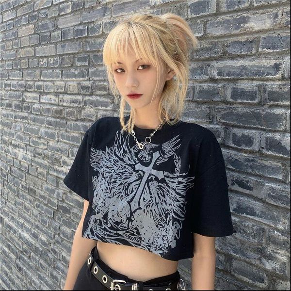 gothic style crop harajuku graphic t shirt women ulzzang korean tshirt summer tee cropgoth clothes short sleeve, White
gothic style crop harajuku graphic t shirt women ulzzang korean tshirt summer tee cropgoth clothes short sleeve, White