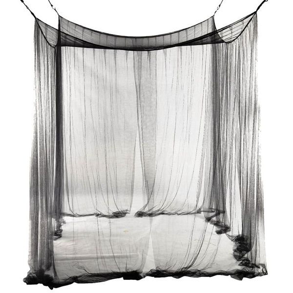 mosquito net style 4-corner bed netting canopy for queen/king sized 190*210*240cm (black)
mosquito net style 4-corner bed netting canopy for queen/king sized 190*210*240cm (black)