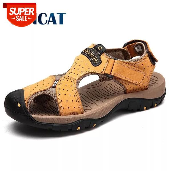 brand genuine leather men's shoes summer men's sandals men sandals fashion outdoor beach and slippers big size 38-47 #uf6b, Black
brand genuine leather men's shoes summer men's sandals men sandals fashion outdoor beach and slippers big size 38-47 #uf6b, Black