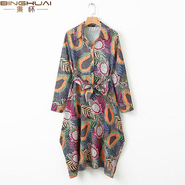 casual dresses women papaya dragon fruit print shirt dress long sleeve sashes bow tie female midi chic vestidos verano 2021, Black;gray
casual dresses women papaya dragon fruit print shirt dress long sleeve sashes bow tie female midi chic vestidos verano 2021, Black;gray