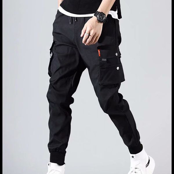 men's side pouches load harem hip hop tactic fashion streetwear pants oaea, Black
men's side pouches load harem hip hop tactic fashion streetwear pants oaea, Black