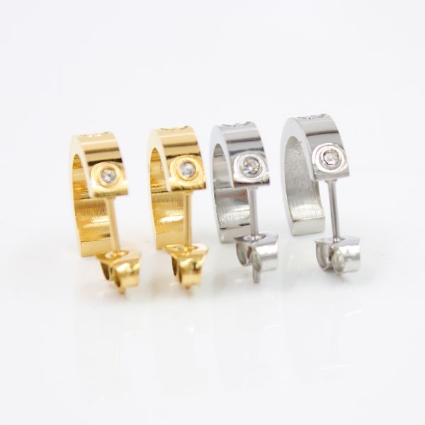 love earrings women's ear-cuff earrings crystal gold stud stainless steel fashion jewelry without box, Golden;silver
love earrings women's ear-cuff earrings crystal gold stud stainless steel fashion jewelry without box, Golden;silver