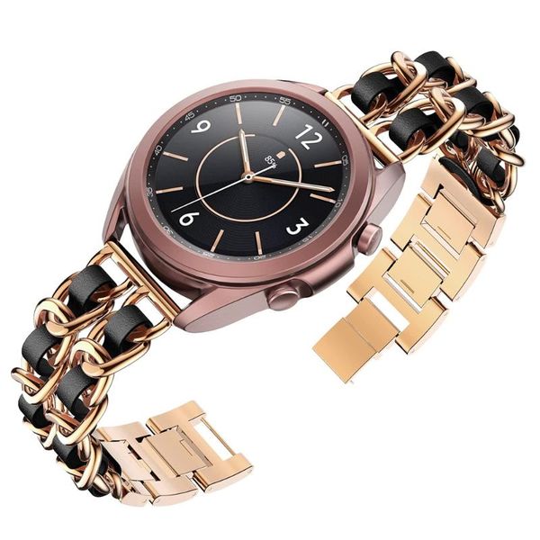 watch bands metal band leather loop for samsung galaxy 4 3 45mm 44mm 41mm 40mm chain wristband watch4 classic 46mm 42mm, Black;brown
watch bands metal band leather loop for samsung galaxy 4 3 45mm 44mm 41mm 40mm chain wristband watch4 classic 46mm 42mm, Black;brown