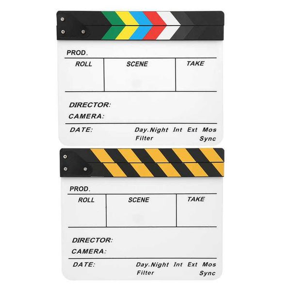 30x25cm film clapperboard acrylic clap-stick pgraphy props director board tool foto studio
30x25cm film clapperboard acrylic clap-stick pgraphy props director board tool foto studio