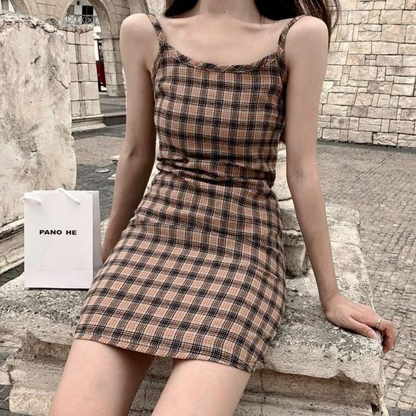 casual dresses 2021 summer slip mini dress plaid sundress cage vintage backless halter staple spaghetti strap short sexy, Black;gray
casual dresses 2021 summer slip mini dress plaid sundress cage vintage backless halter staple spaghetti strap short sexy, Black;gray
