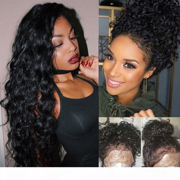 glueless 360 lace frontal human hair wigs with pre plucked baby hair brazilian loose deep curly wig 22" 130% density wigs, Black;brown
glueless 360 lace frontal human hair wigs with pre plucked baby hair brazilian loose deep curly wig 22" 130% density wigs, Black;brown
