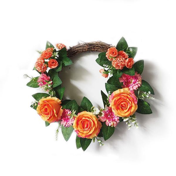 decorative flowers & wreaths artificial rattan wreath 45cm large door wall window hanging garland decor ring home christmas wedding decorati
decorative flowers & wreaths artificial rattan wreath 45cm large door wall window hanging garland decor ring home christmas wedding decorati
