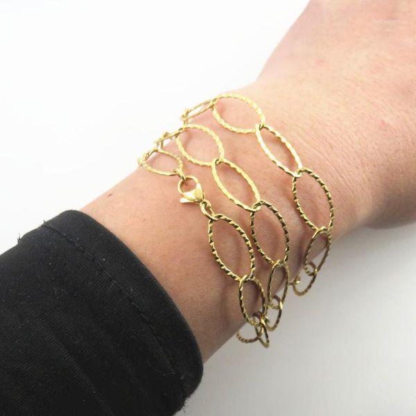 3circles gold-color women's bracelet fashion stainless steel jewelry1, Black
3circles gold-color women's bracelet fashion stainless steel jewelry1, Black