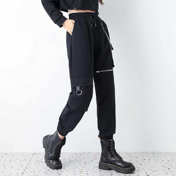 2021 korea gothic women loose high-waist hip hop harajuku wide pants long two pieces together yyy7, Gray
2021 korea gothic women loose high-waist hip hop harajuku wide pants long two pieces together yyy7, Gray