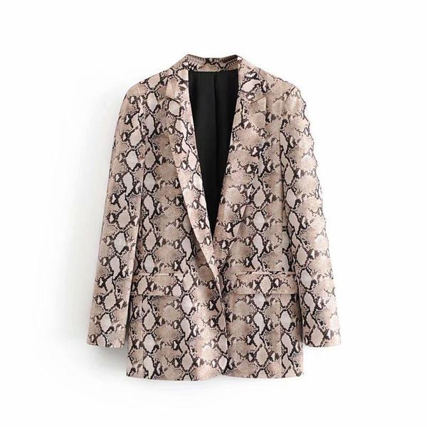 women's suits & blazers vintage boho snake print women and jackets womens clothing coat autumn blazer mujer 2021 casaco feminines, White;black
women's suits & blazers vintage boho snake print women and jackets womens clothing coat autumn blazer mujer 2021 casaco feminines, White;black