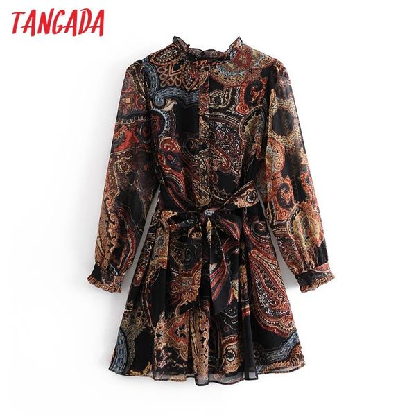 casual dresses tangada 2021 fashion women flowers print shirt dress with slash long sleeve female year mini 3h79, Black;gray
casual dresses tangada 2021 fashion women flowers print shirt dress with slash long sleeve female year mini 3h79, Black;gray