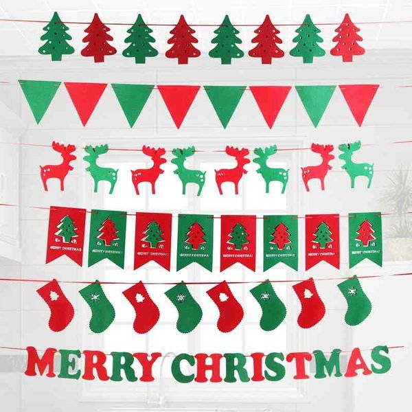 2021 felt decoration products felt christmas tree pendant non-woven letter flag pulling
2021 felt decoration products felt christmas tree pendant non-woven letter flag pulling