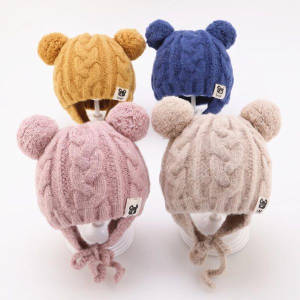 caps & hats baby beanies casual solid color knitted cute cap boys girls winter warm hat furry balls pompom infant toddler bonnet, Yellow
caps & hats baby beanies casual solid color knitted cute cap boys girls winter warm hat furry balls pompom infant toddler bonnet, Yellow