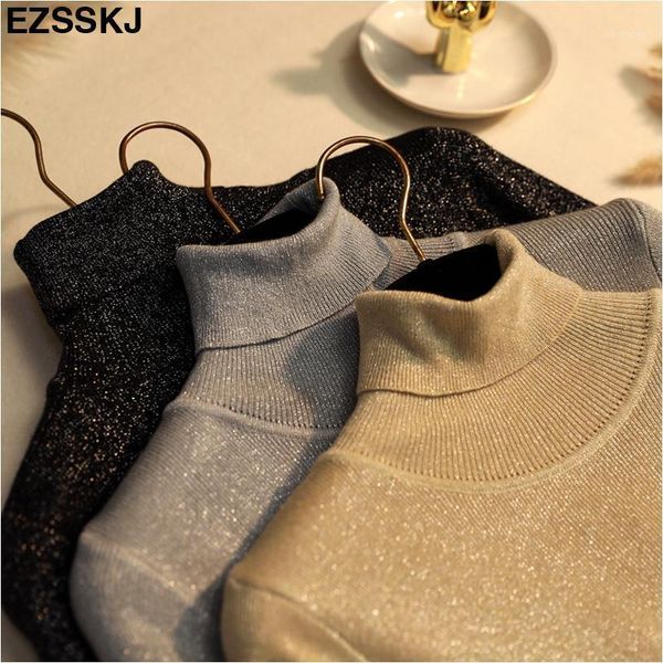 women's sweaters glitter turtleneck knit sweater shinny chic women and pullovers spring autumn thin bling lurex slim baisc, White;black
women's sweaters glitter turtleneck knit sweater shinny chic women and pullovers spring autumn thin bling lurex slim baisc, White;black