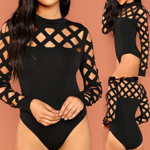 women's jumpsuits & rompers bodysuit summer solid long sleeve hollow bodysuits jumpsuit drop, Black;white
women's jumpsuits & rompers bodysuit summer solid long sleeve hollow bodysuits jumpsuit drop, Black;white