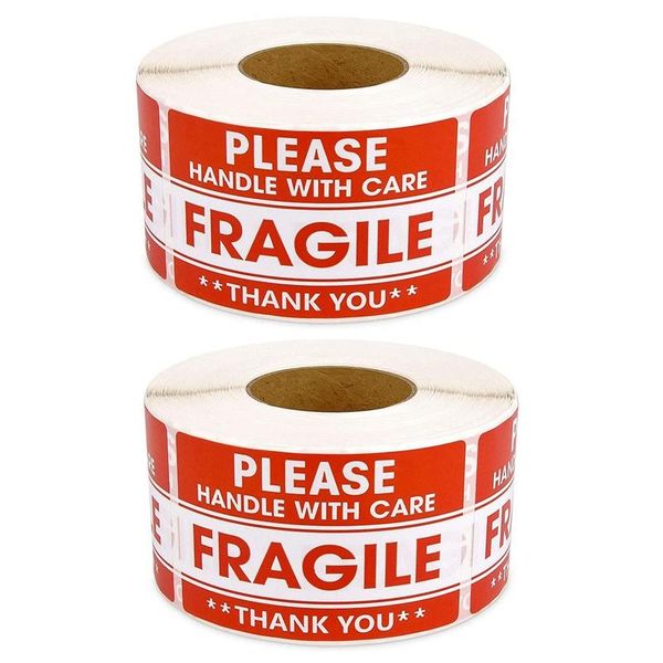 wall stickers 1000 pcs fragile sticker with care label self adhesive red warning for packaging (2x3inch)
wall stickers 1000 pcs fragile sticker with care label self adhesive red warning for packaging (2x3inch)