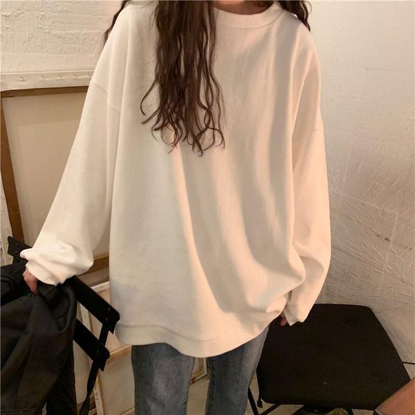 women's hoodies & sweatshirts autumn korean women solid college loose casual pullover oversize, Black
women's hoodies & sweatshirts autumn korean women solid college loose casual pullover oversize, Black