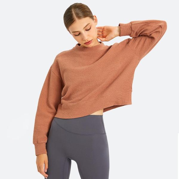 yoga outfit textured cozy exercise cropped pullover long sleeve women skin friendly leisure gym fitness sport sweatshirts xs-xl
yoga outfit textured cozy exercise cropped pullover long sleeve women skin friendly leisure gym fitness sport sweatshirts xs-xl