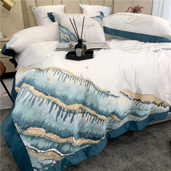 mediterranean ice silk embroidery cotton sheet duvet cover pillowcases four pieces bedding set print new
mediterranean ice silk embroidery cotton sheet duvet cover pillowcases four pieces bedding set print new
