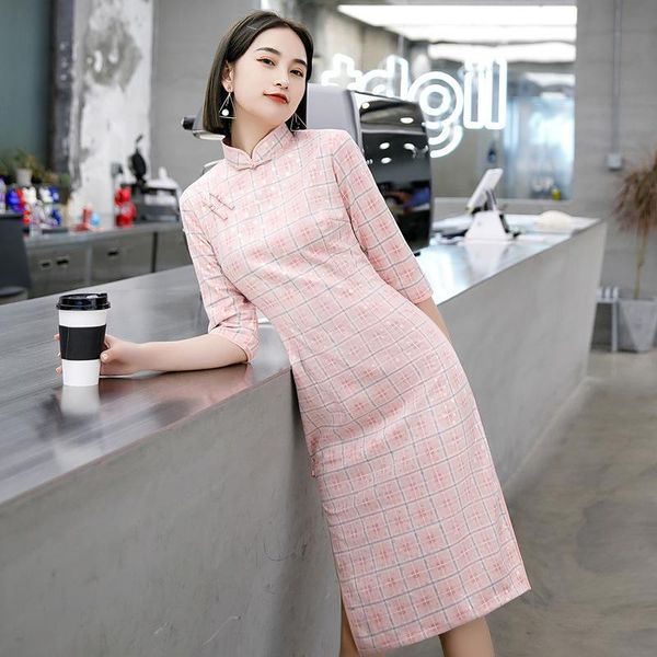 ethnic clothing pink noble suede full length slim qipao chinese style lady cheongsam oversize l xl xxl xxxl, Red
ethnic clothing pink noble suede full length slim qipao chinese style lady cheongsam oversize l xl xxl xxxl, Red