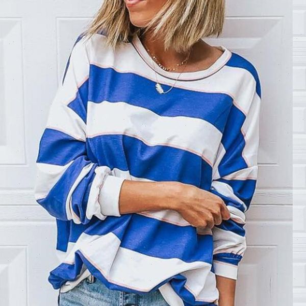 fashion striped print blouse shirt loose o neck tee casual autumn winter ladies female women long sleeve blusas pullover, White
fashion striped print blouse shirt loose o neck tee casual autumn winter ladies female women long sleeve blusas pullover, White